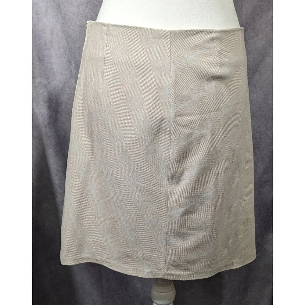 Andreas Nicolas by Amadeus Deri Preppy Beige Skirt Size 40EU